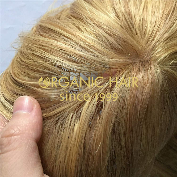 Multi-directional styling hair topper for women H170